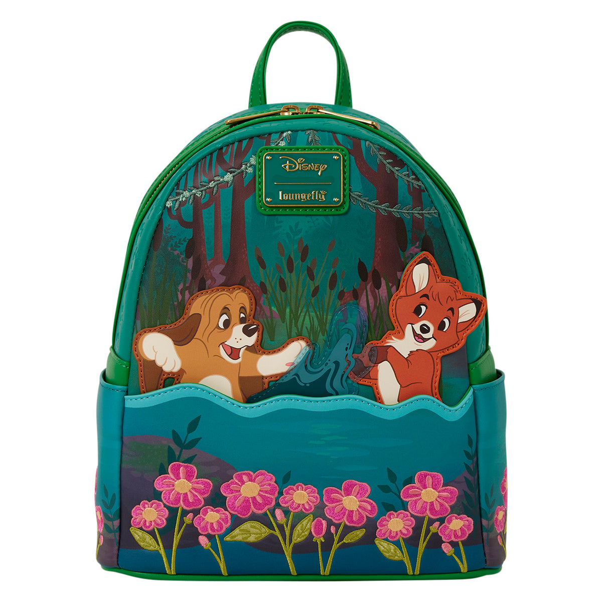 Loungefly Disney The Fox and the Hound – Frank & Frey Mini Backpack