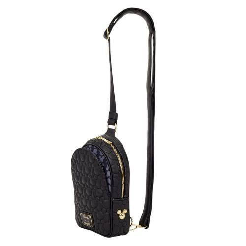 Loungefly Disney Mickey Mouse Silhouette Sling Crossbody Tas – Zwart