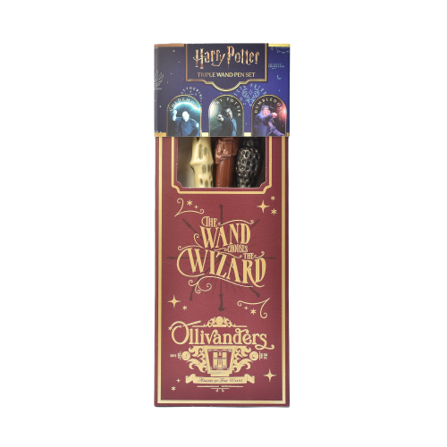 Harry Potter Set van 3 Toverstafpennen – Harry, Perkamentus & Voldemort