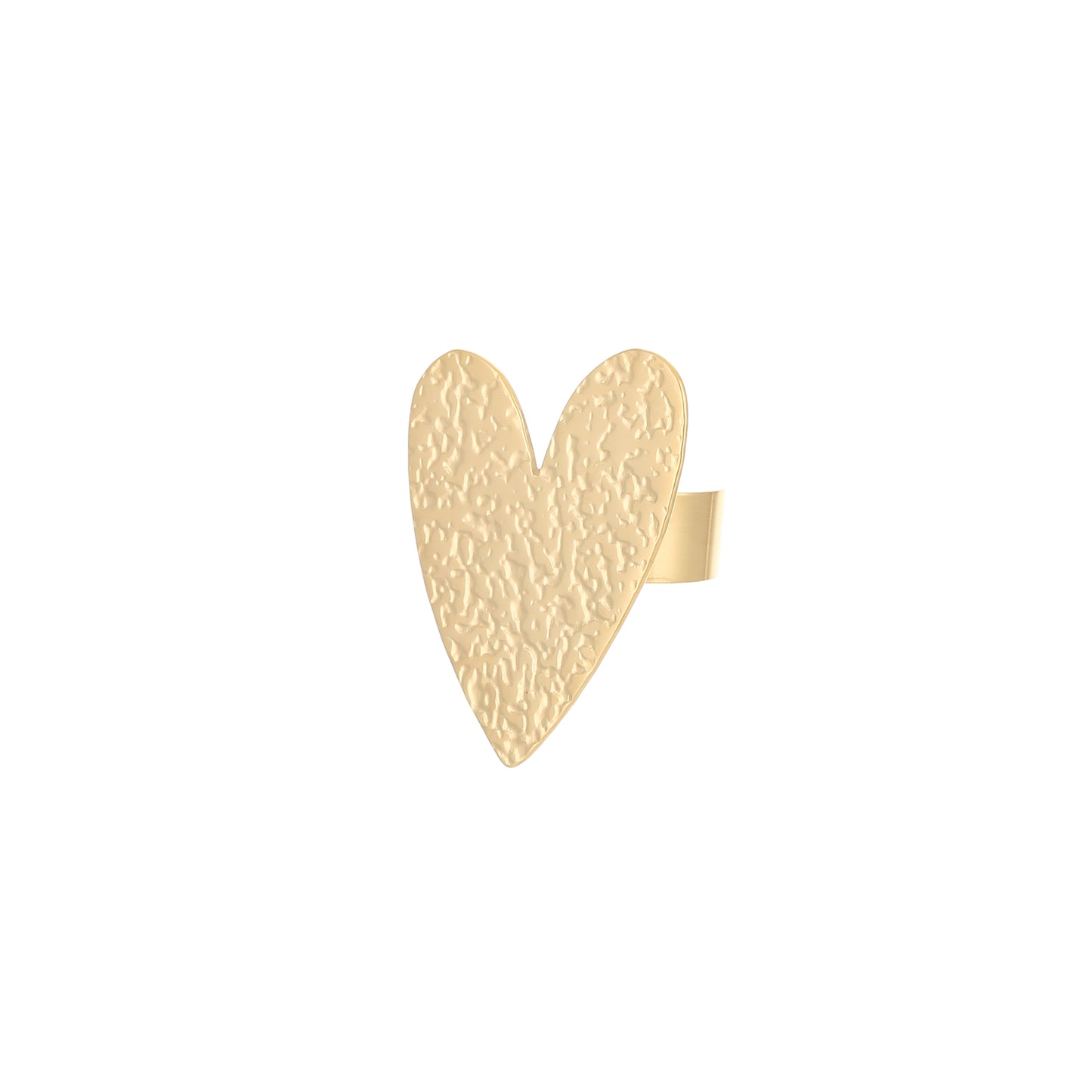 XL Hart Ring – Goudkleurig