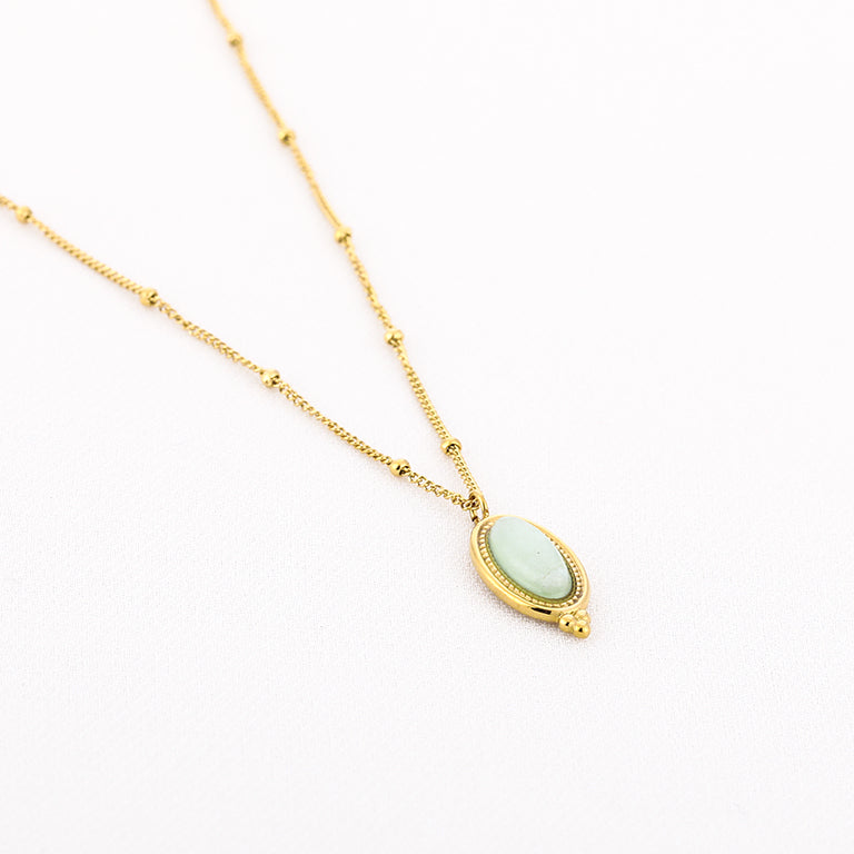 Ketting Mint Stone Gold