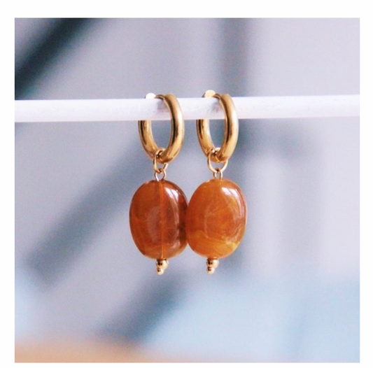 Oorbellen – Amber Glow