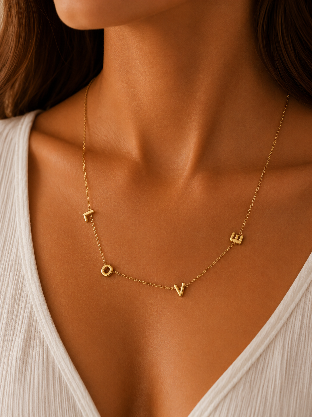 LOVE Ketting Goud 💛