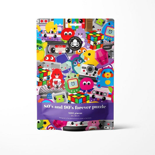 Puzzel 80’s & 90’s Forever – 1000 Stukjes Nostalgie
