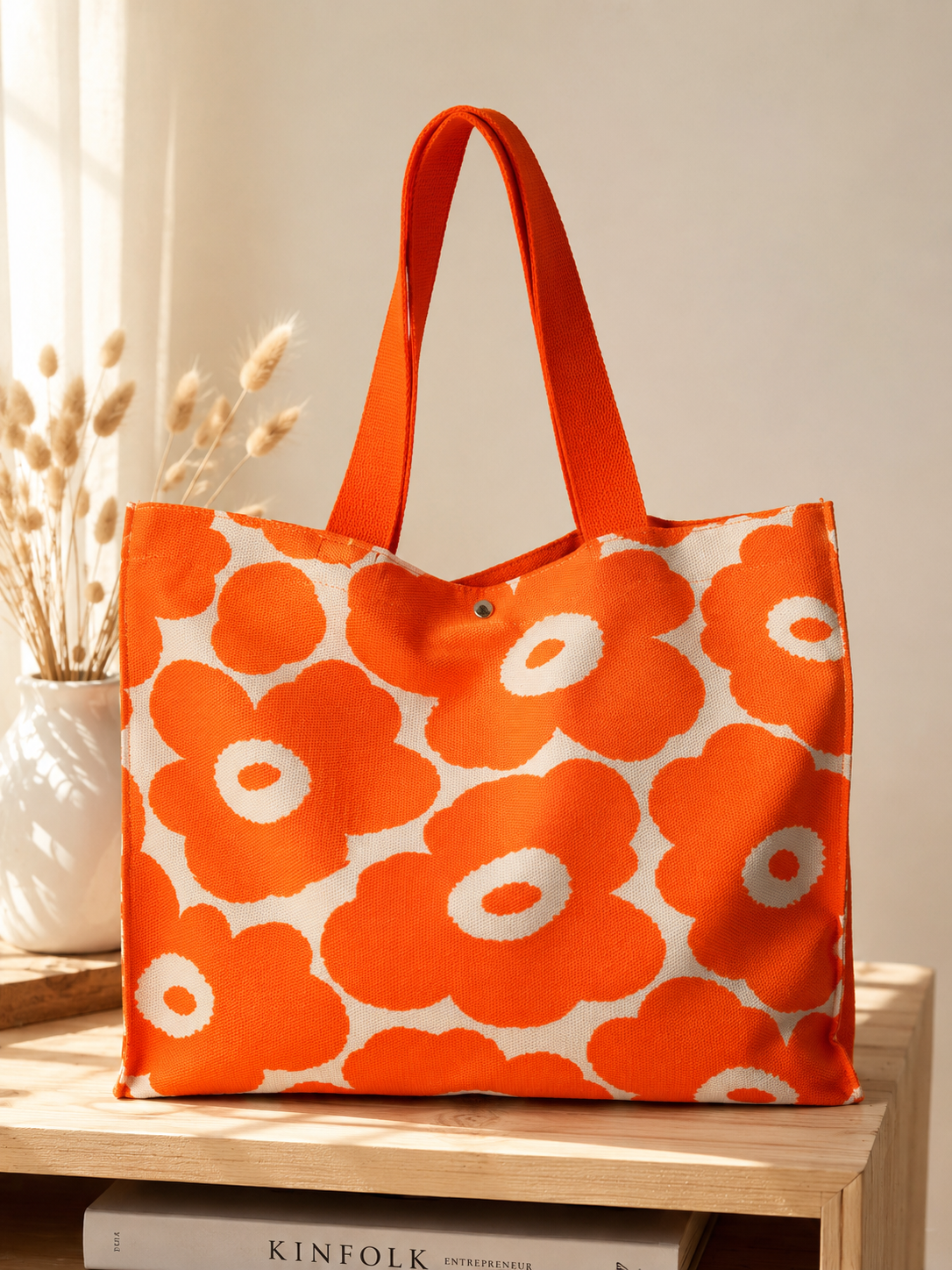 Bloom Tote Bag – Orange