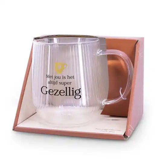 Dubbelwandig Glas - Gezellig
