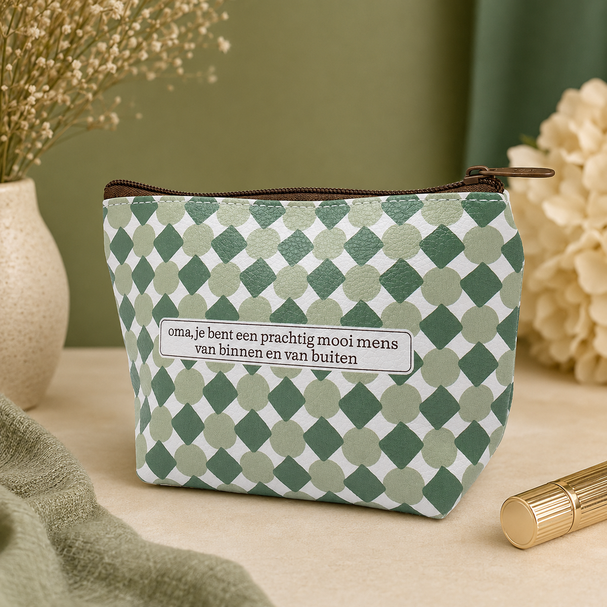 Pouch – Oma, je bent een prachtig mooi mens