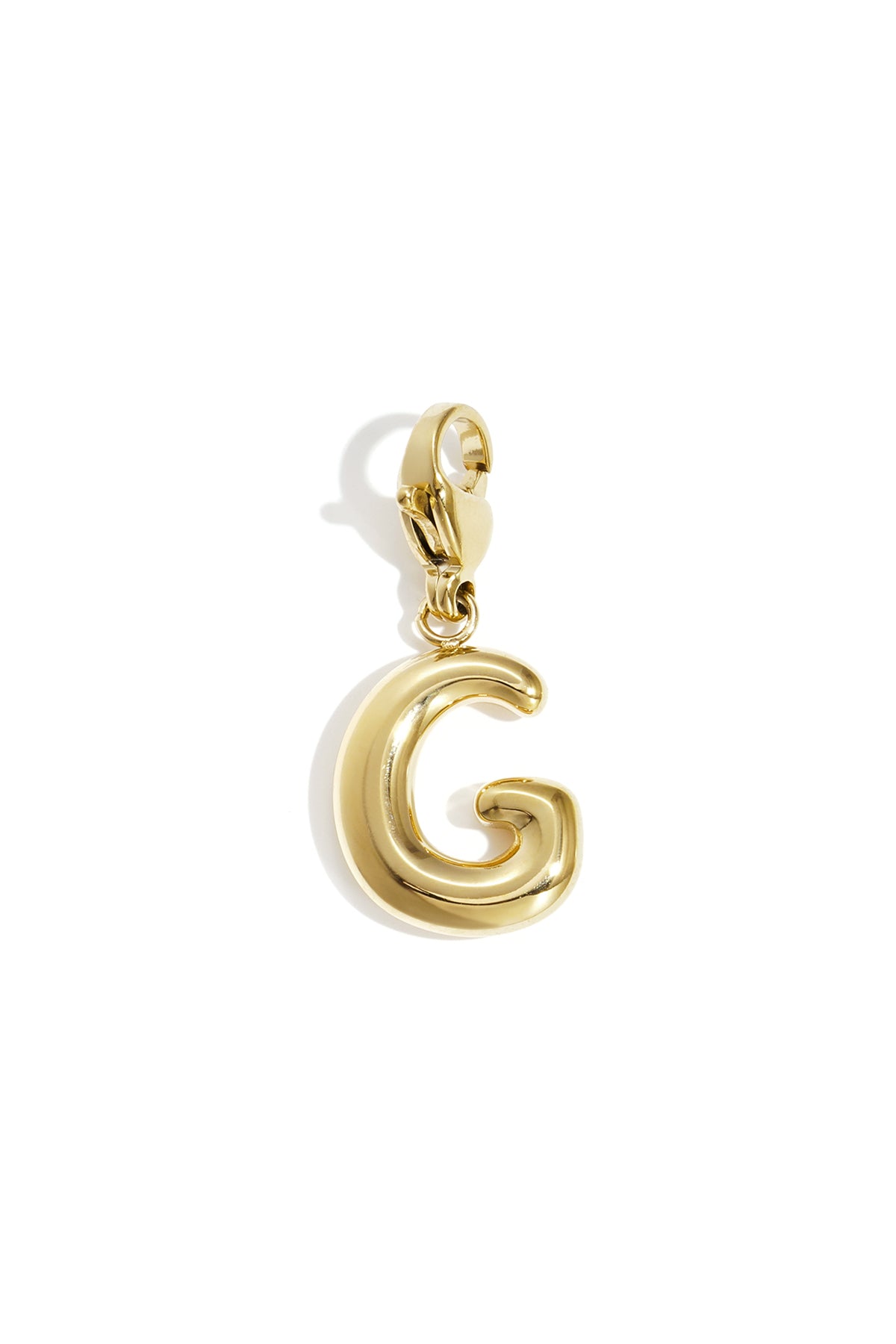 Bubble Letter Bedel G – Goudkleurig RVS