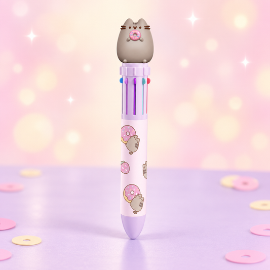 Pusheen Donuts 10-Kleurenpen met 3D Topper