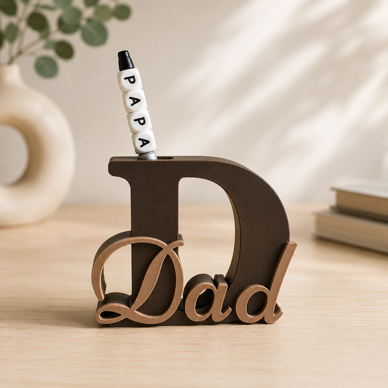 Dad Pennenhouder met Gepersonaliseerde Papa Pen 🖊️